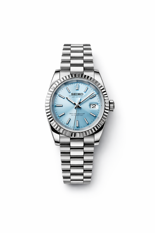 Seiko Mod Oyster Perpetual (Tiffany blue)